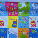 By The Metre Kids Alphabet Print PVC Printed Tablecloth