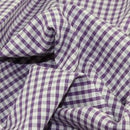 1/8" Gingham Check Polycotton Fabric - Bull Ring Fabrics