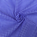 1/8" Gingham Check Polycotton Fabric - Bull Ring Fabrics