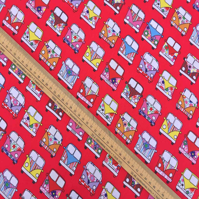 Camper Vans Rose & Hubble Cotton Poplin Dress Fabric
