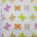 Prestigious Butterfly Craft Cotton Fabric, Yellow