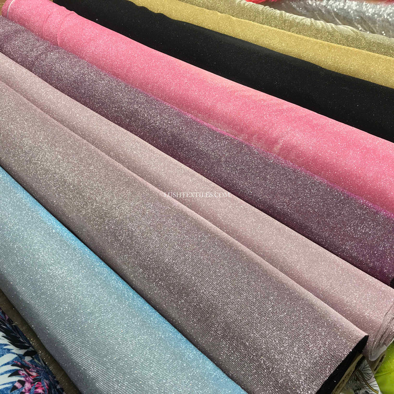 Tissu scintillant au clair de lune