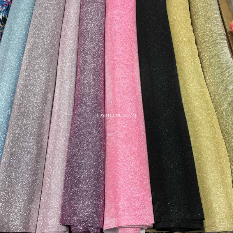 Tissu scintillant au clair de lune