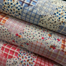 Patchwork Hexagons Floral Quilting Cotton Fabric