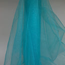 Stardust Glitter Tulle Fabric, Tiffany Blue