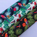 Parrots Birds Hawaiian Cotton Poplin Fabric