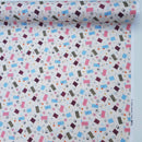 Sewing Thread Cotton Reels Crafts Quilting Fabric, Cream