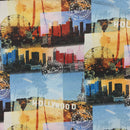 Los Angeles Hollywood Print Cotton Fabric
