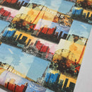 Los Angeles Hollywood Print Cotton Fabric