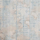 Atlantic Ocean Map Print Craft Curtain Upholstery Fabric