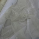 Tiny Gemstone Organza Voile Draping Fabric 147cm