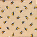 Bumble Bee 100% Cotton Craft Quilting Fabric 140cm Wide