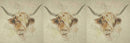 Cushion Picture Panel, Highland Cow