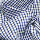 Tissu polycoton à carreaux vichy 1/8"