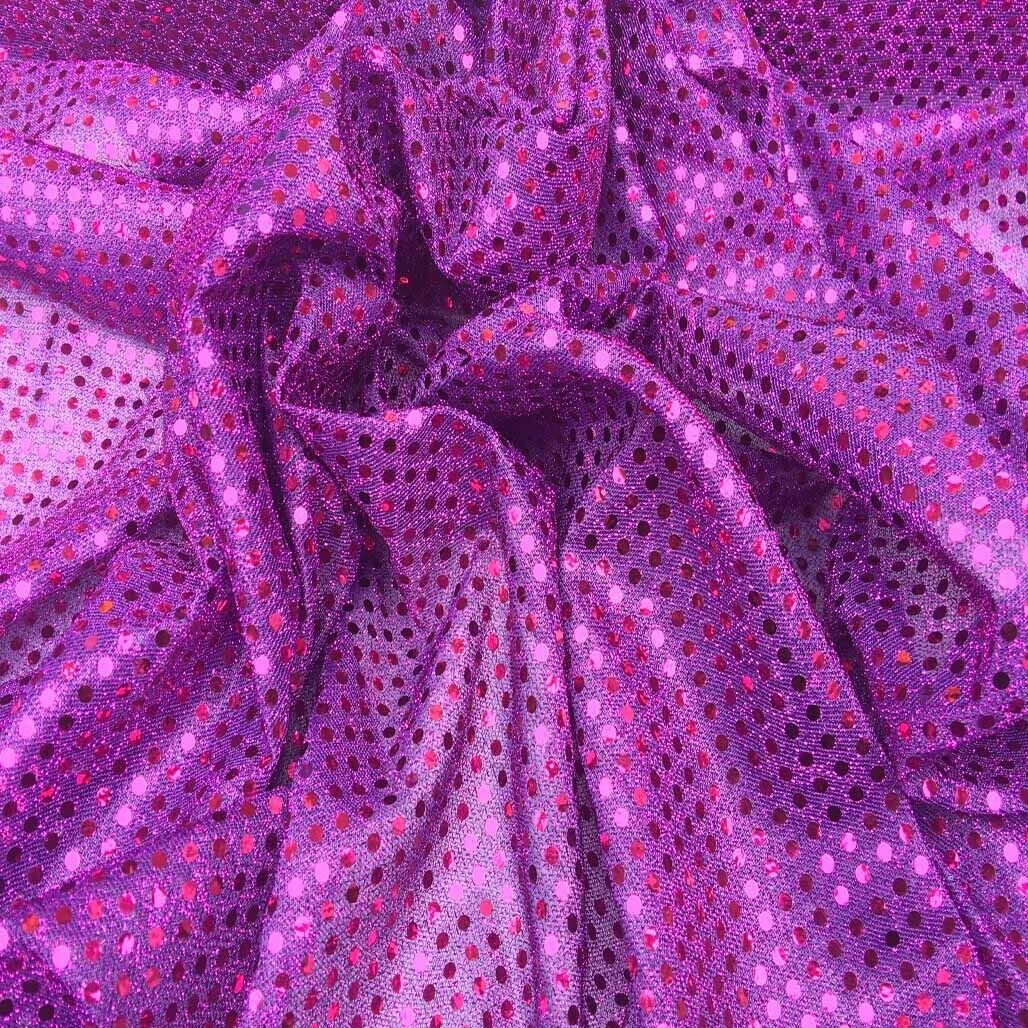 3mm Sequins Fabric Pantomime Costumes Dress 45", Per Metre - Bull Ring Fabrics