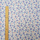 Daisy Flowers Rose & Hubble Cotton Poplin Fabric