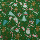 Christmas PolyCotton Fabric Bunting Dress XMAS Patchwork 45"