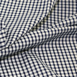 1/8" Polycotton-Stoff mit Gingham-Karomuster