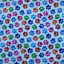 Dogs Paws Polar Fleece Fabric Dog Beds Blanket