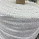 Doppelseitiges Frottee aus Baumwolle, Weiß