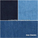 4oz Cotton Washed Denim Jeans Fabric - Bull Ring Fabrics