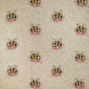 Digital Cotton Animal Linen Fabric, Bombini