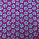 Cerise Daisy Liberty Style Cotton Craft Quilting Curtain Upholstery Dress Fabric