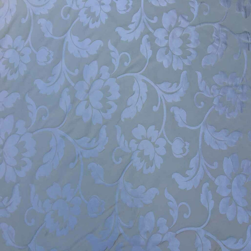 Premium Daisy Floral Flowers Curtain Brocade Fabric 140cm