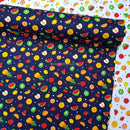 Exotic Fruits Print Rose & Hubble Cotton Poplin Fabric