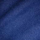 Nortex Mill Medium Blue 100% Cotton Fabric 8oz Washed Denim (Per Metre)