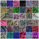 Black Sparkling Glitter Jersey Stretch Dress Fabric Backdrop