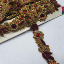 Diamant-Paillettenbesatz, Kleiderapplikation, Kurzwaren, Meterware