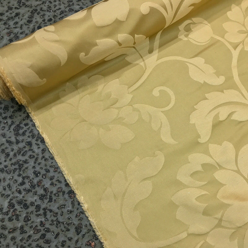 Premium Daisy Floral Flowers Curtain Brocade Fabric 140cm