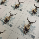 Cushion Picture Panel, Stags