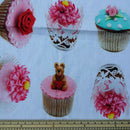 Digital Print Cotton Rich Fabric Curtain Craft Upholstery 140cm