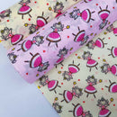 Princess Girls & Tiny Hearts PolyCotton Fabric 45"