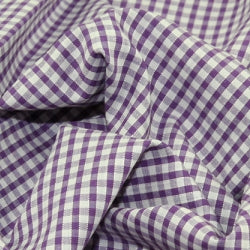 1/8" Polycotton-Stoff mit Gingham-Karomuster