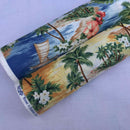 100% Cotton Poplin Hawaiian Palm Trees Hawaii Island Tropical 45”