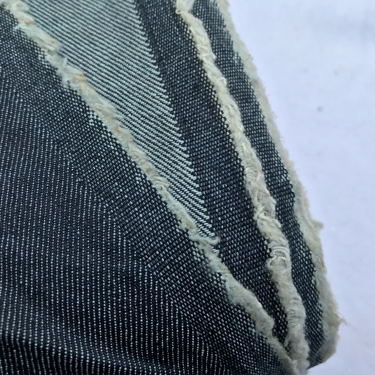 8oz Charcoal Washed Cotton Denim Fabric Jeans Handbags Kids Clothing - Bull Ring Fabrics