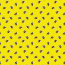 Bumblebee Digital Cotton Craft Bee Fabric 140cm, Yellow