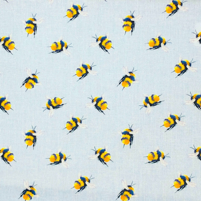 Bumble Bee 100% Cotton Craft Quilting Fabric 140cm Wide
