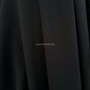 Black Cotton Viscose Crepe Stretch Jersey Abaya Dress Fabric 150 cm