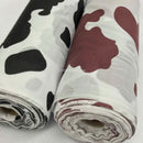 COW Spots Print PolyCotton Tissu Artisanat Enfants Amusant Artisanat Robe Matériel, 112cm