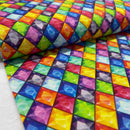 Diamond Jewels Multicoloured Craft Cotton Fabric 140cm