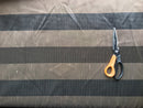 Thick Stripe Furnishing Fabric - Brown