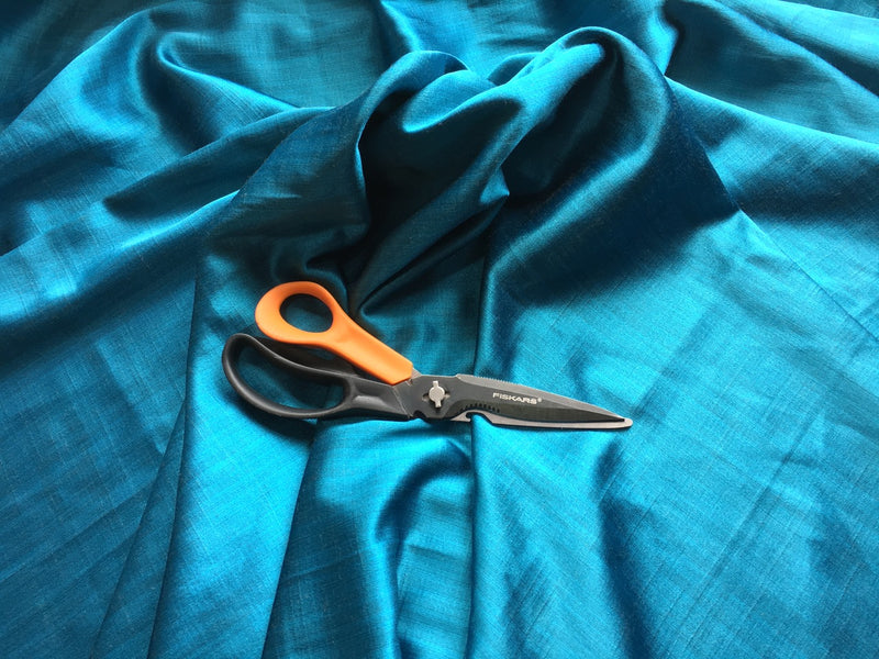 Plain Furnishing Fabric, Teal