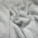 Doppelseitiges Frottee aus Baumwolle, Weiß