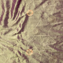 Embroidery Circle Taffeta Fabric, Gold Shot Pink