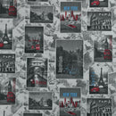 Digital Print Cotton Rich Fabric Curtain Craft Upholstery 140cm