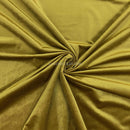Bellissimo Plüsch-Vorhangstoff aus Samt, Senfgelb